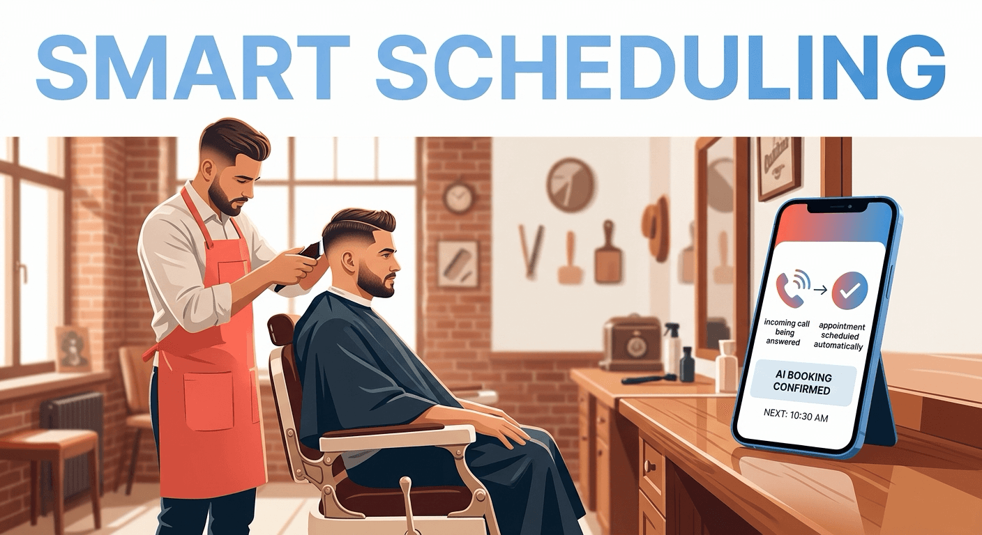 AI Receptionist for Barbers (2026): Never Miss a Booking