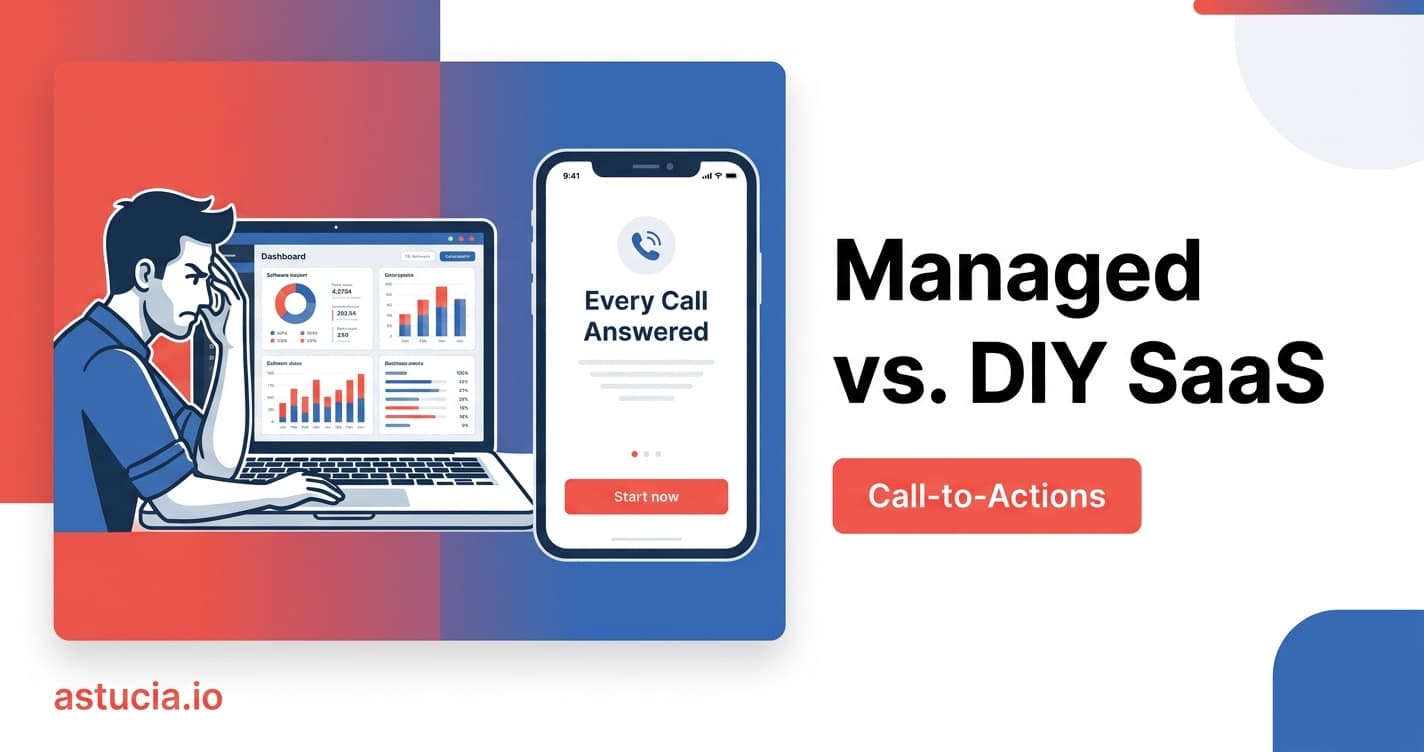 Managed AI Receptionist vs DIY: The Real Cost