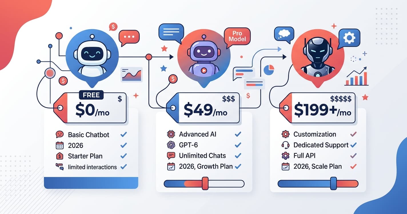 AI Chatbot Pricing in 2026: What You Actually Pay