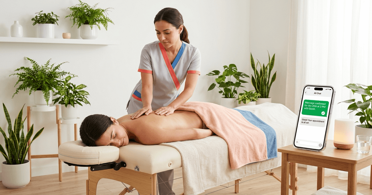 AI Receptionist for Massage Therapists (2026): 5 Proven Wins