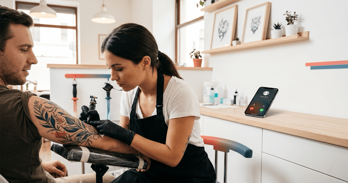 AI Receptionist for Tattoo Shops (2026): 5 Booking Wins